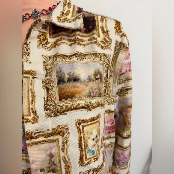 Dolls Kill REGAL MOMENTS TRUCKER JACKET

SUGAR THRILLZ - Picture 3 of 7